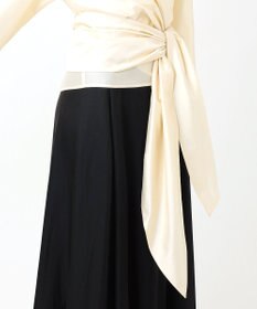 23区 【エステータ】シルク混タフタ カシュクールブラウス