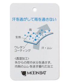 MOONBAT POLO RALPH LAUREN レインポンチョ 透湿撥水 マリンボーダー