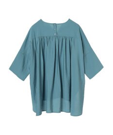 AMERICAN HOLIC 接触冷感スキッパーバックギャザーブラウス