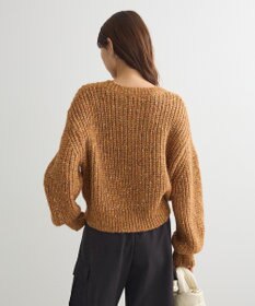 Green Parks ｍｉｘラメショートニットプルオーバー