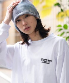WEGO 【ユニセックス着用ITEM】別注VISIONゴーストスケーターグラフィックT（LS）
