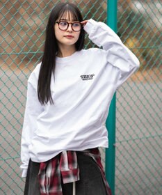 WEGO 【ユニセックス着用ITEM】別注VISIONゴーストスケーターグラフィックT（LS）