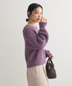 Green Parks ｍｉｘラメショートニットプルオーバー