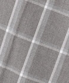 ANY 【洗濯機可/ストレッチ/ウエストゴム/裏起毛】マルチファンクションストレッチチェックテーパードパンツ