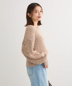 Green Parks ｍｉｘラメショートニットプルオーバー