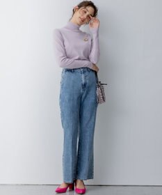 組曲 S ルーズフィットタートル ニット