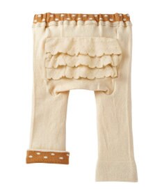 MIKI HOUSE HOT BISCUITS 【70-100cm】 おしりフリル 9分丈ベビースパッツ