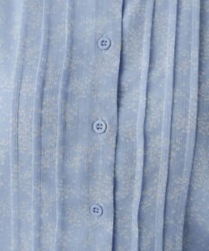 Tiaclasse 【小倉優子さん着用・洗える】フレアスリーブ柄ワンピース