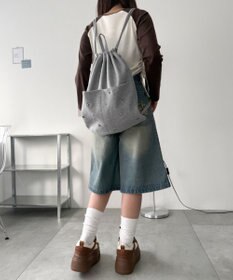 WEGO ハトメデザインナップサック