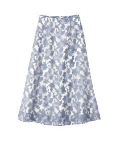 YECCA VECCA シアーレース柄マーメイドスカート