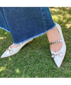 MODE ET JACOMO <MODE ET JACOMO>ポインテッドトゥメリージェーンパンプス