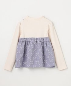 ANY KIDS 総柄リボンドッキングチュニック