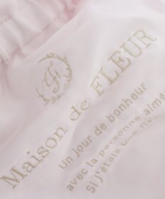 Maison de FLEUR オーガンジーダブルリボンギャザートート