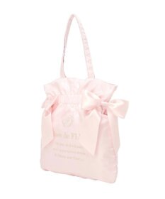 Maison de FLEUR オーガンジーダブルリボンギャザートート