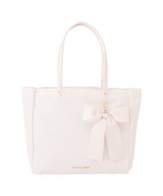 Maison de FLEUR リボンチャーム付き3ルームトートバッグ
