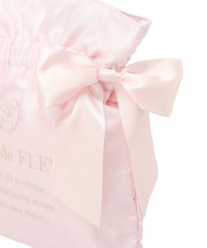 Maison de FLEUR オーガンジーダブルリボンギャザートート