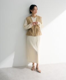 Green Parks ＳＥＴ２点シアーナイロンベスト＋リブワンピース