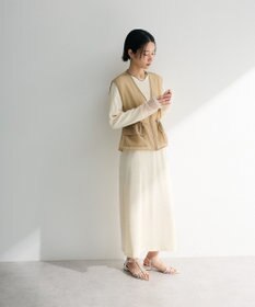 Green Parks ＳＥＴ２点シアーナイロンベスト＋リブワンピース