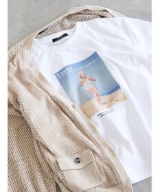 Te chichi マリリンモンロービーチフォトTシャツ