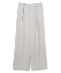 uncrave ライトダブルサテン ワイドパンツ