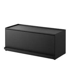 tower 前が開くキッチンカウンター上収納ラック タワー D24 ブラック