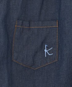 組曲 KIDS 【80-100cm】デニム ジャンパースカート