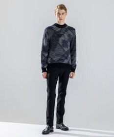 JOSEPH HOMME モロッカンブラインドジャガード　クルーネックニット