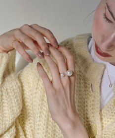 Phoebe 〈シリーズ累計販売10000点突破！〉≪TV番組着用商品≫Eye catchingパールリング