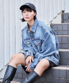 WEGO 【ユニセックス着用ITEM】BIGデニムジャケット