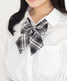 WEGO 【SCHOOLITEM】チェックスクールリボン
