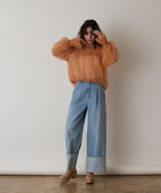 GRACE CONTINENTAL チュールプリーツトップ