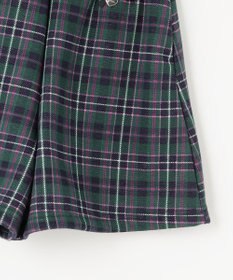 ANY KIDS 裏シャギーチェックショートパンツ