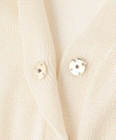 BEIGE， SPESSARTINE / Vネッククロップドカーディガン