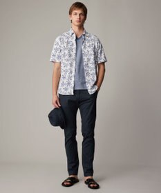 JOSEPH ABBOUD 【リネン素材/吸水速乾/日本素材】リネンハニカム Vネック Tシャツ