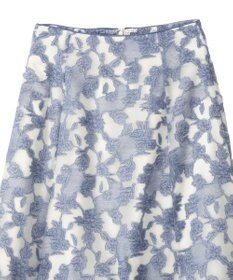 YECCA VECCA シアーレース柄マーメイドスカート