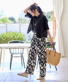 ANY L 【洗濯機可/ウエストゴム】プリントパンツ