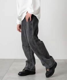 WEGO 【キッズITEM】イージーバレルレッグデニムパンツ（JUNIOR）