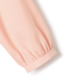 23区 L 【洗える】バックサテンアムンゼン ボウタイ付き ブラウス