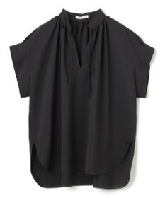 BEIGE， 【洗える/接触冷感/速乾/UVケア対応】BATEAU / Vネックバックギャザーハーフスリーブブラウス