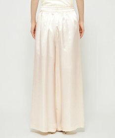 uncrave アセテートヴィンテージサテン ワイドパンツ