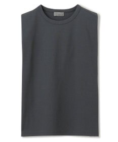 uncrave ダブルフェイスジャージー ノースリーブカットソー