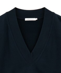 AMERICAN HOLIC Vネックサイドスリットロングスウェットプルオーバー/チュニック