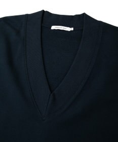 AMERICAN HOLIC Vネックサイドスリットロングスウェットプルオーバー/チュニック