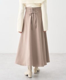 earth music&ecology バックレースアップスカート