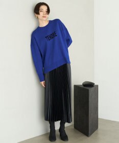 UNFILO 【新色追加】スウェットライク ロゴニット