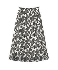 YECCA VECCA シアーレース柄マーメイドスカート