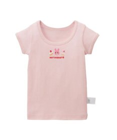 MIKI HOUSE HOT BISCUITS 【80-120cm】 フライス素材半袖肌着(女の子用インナー)