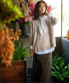 23区 【洗える】23区DENIM ベルベットストレッチ Aライン スカート