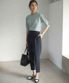 組曲 S 【WEB限定】ビジューパフスリーブ ニット