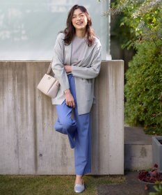 ANY ニットフーディーコーディガン